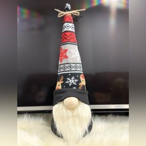 Christmas gnome with big nose 15” tall 5” wide